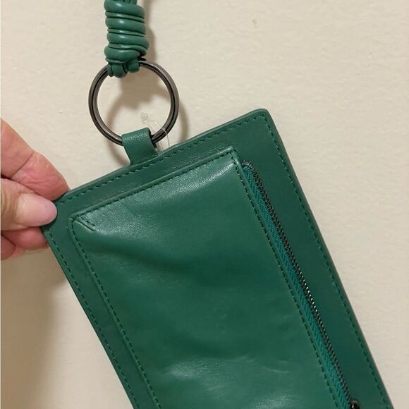 NWT WE THE FREE PEOPLE Distressed Leather Rider Crossbody Handmade NWT $… - Picture 9 of 11